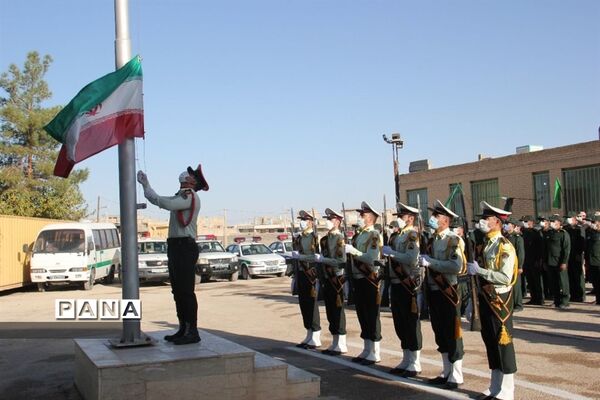 صبحگاه مشترک یگان‌های نیروهای مسلح ابرکوه