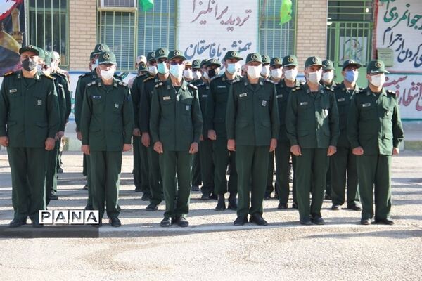 صبحگاه مشترک یگان‌های نیروهای مسلح ابرکوه
