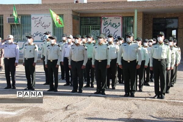 صبحگاه مشترک یگان‌های نیروهای مسلح ابرکوه