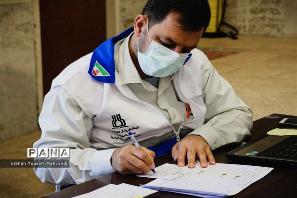 واکسیناسیون دانش‌‍آموزان در شهرستان امیدیه