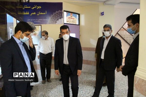 بازدید معاون پرورشی بوشهر  از آثار ارسالی اولین جشنواره مفلحون