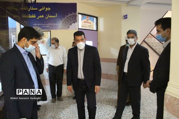 بازدید معاون پرورشی بوشهر  از آثار ارسالی اولین جشنواره مفلحون