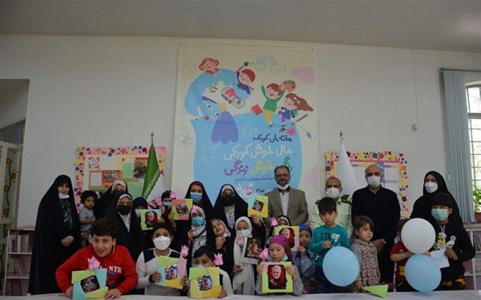 تقدیر از فرزندان شهدای مدافع حرم در هفته ملی کودک