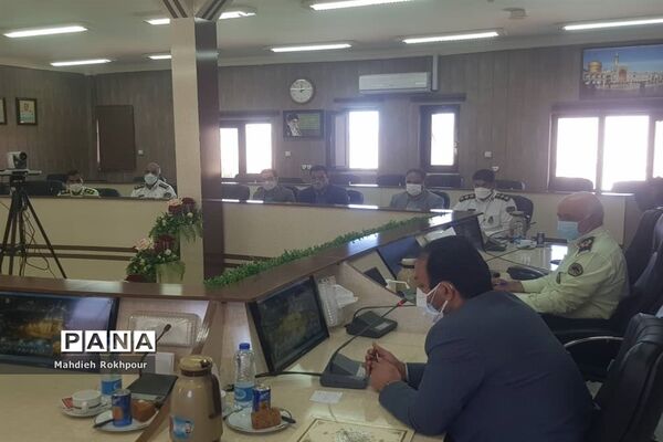 دیدار رئیس و اعضای شورای هماهنگی راه و شهرسازی خراسان جنوبی با فرماندهی  انتظامی استان
