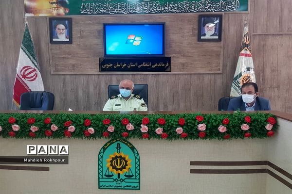 دیدار رئیس و اعضای شورای هماهنگی راه و شهرسازی خراسان جنوبی با فرماندهی  انتظامی استان