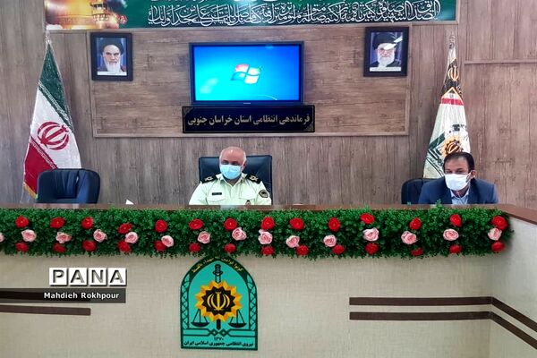دیدار رئیس و اعضای شورای هماهنگی راه و شهرسازی خراسان جنوبی با فرماندهی  انتظامی استان