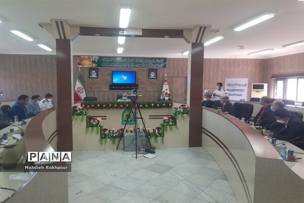 دیدار رئیس و اعضای شورای هماهنگی راه و شهرسازی خراسان جنوبی با فرماندهی  انتظامی استان