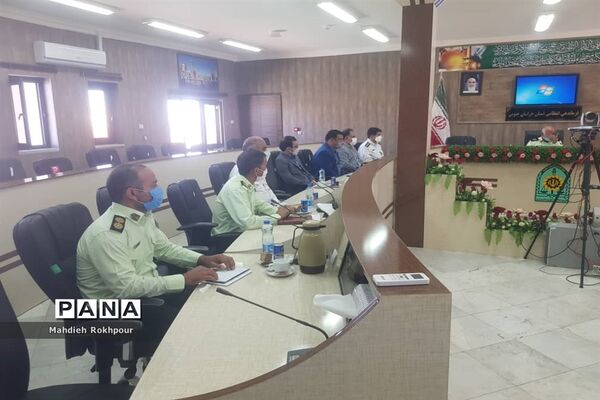 دیدار رئیس و اعضای شورای هماهنگی راه و شهرسازی خراسان جنوبی با فرماندهی  انتظامی استان