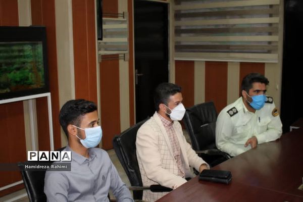 دیدار با سرپرست کلانتری کیانشهر منطقه ۱۵ به مناسبت هفته نیروی انتظامی