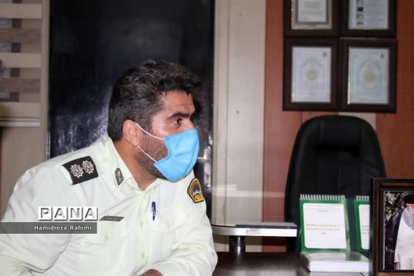 دیدار با سرپرست کلانتری کیانشهر منطقه ۱۵ به مناسبت هفته نیروی انتظامی