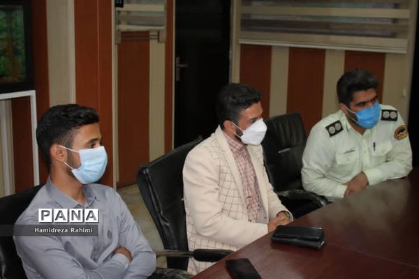 دیدار با سرپرست کلانتری کیانشهر منطقه ۱۵ به مناسبت هفته نیروی انتظامی