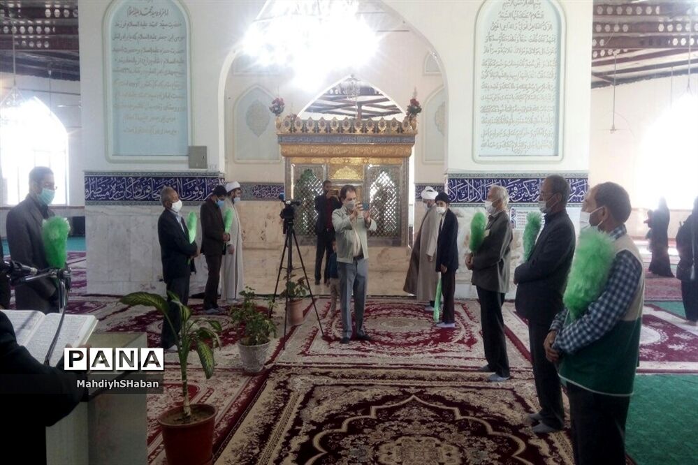 آیین معنوی غبارروبی  و عطر افشانی امامزاده سید محمد(ع) کاشمر