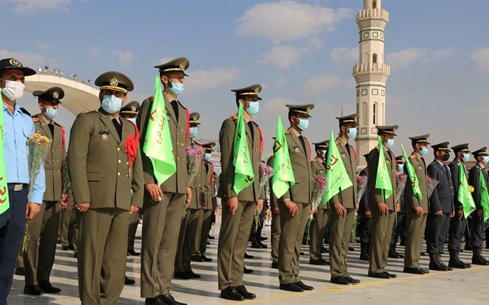 صبحگاه «عهد سربازی» نیروهای مسلح قم با حضور فرمانده کل ارتش
