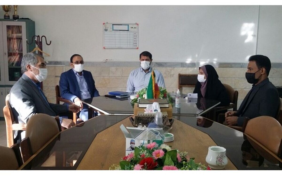 دیدار مدیر سازمان دانش‌آموزی قم با رییس آموزش و پرورش شهرستان جعفرآباد
