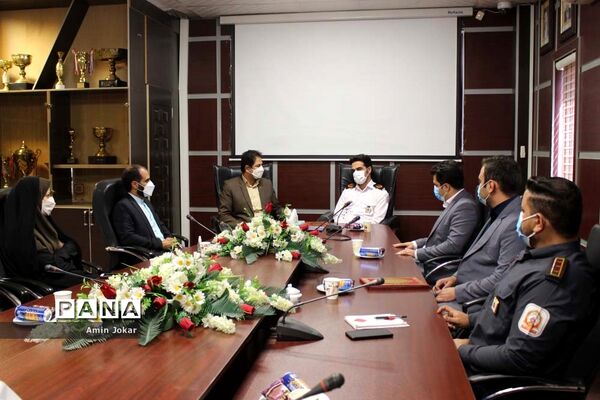 امضا تفاهم‌نامه همکاری سازمان دانش‌آموزی استان فارس و آتش‌نشانی شیراز