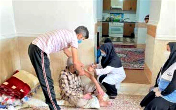 خانه به خانه برای تزریق واکسن معلولان