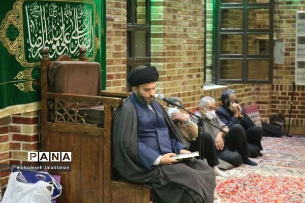 برگزاری محفل معنوی هیأت خدام الرضا (ع)، در منطقه ۱۴