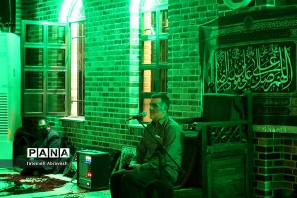 برگزاری محفل معنوی هیأت خدام الرضا (ع)، در منطقه ۱۴