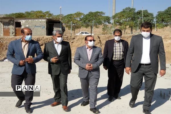 بازدید از پروژه‌های در حال ساخت مسکن ملی فرهنگیان شهرستان ساوجبلاغ