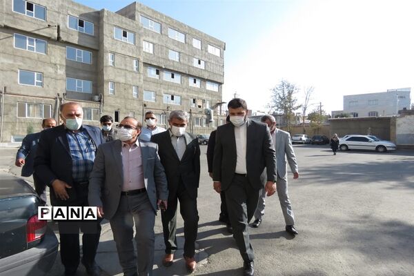 بازدید از پروژه‌های در حال ساخت مسکن ملی فرهنگیان شهرستان ساوجبلاغ