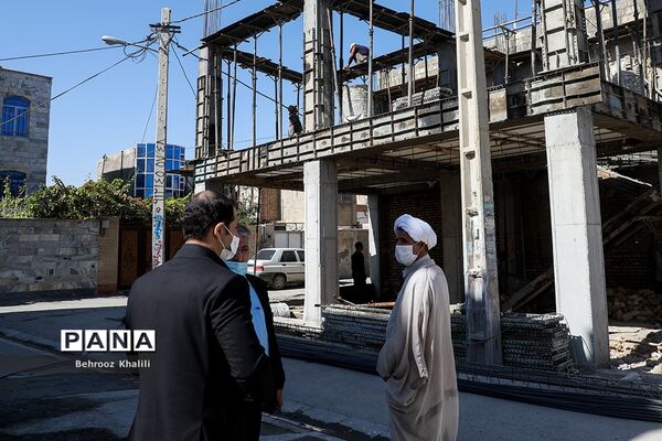 آیین کلنگ‌زنی پروژه اسکان اضطراری