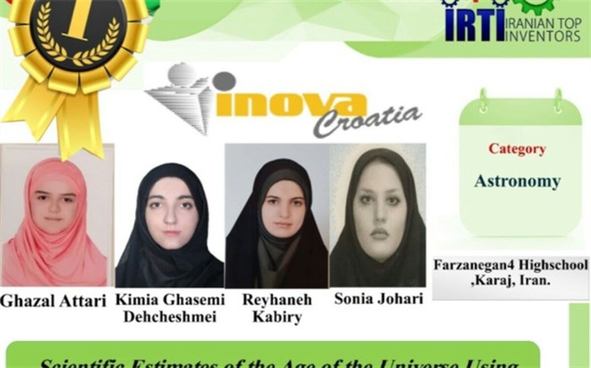افتخارآفرینی دانش‌آموزان البرزی در جشنواره ابداعات و اختراعات کرواسی