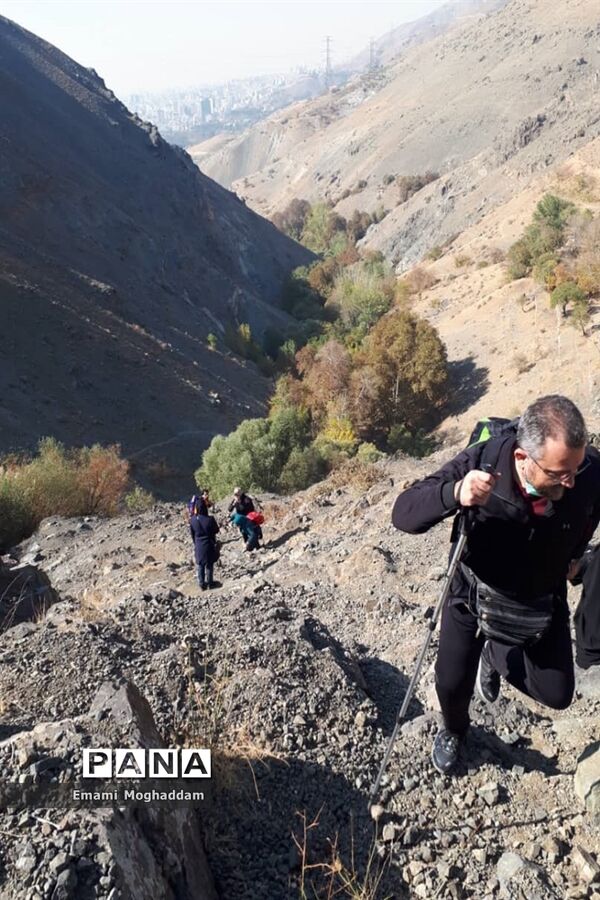 کوهنوردی همکاران اداری منطقه ۲ به مناسبت هفته تربیت‌بدنی