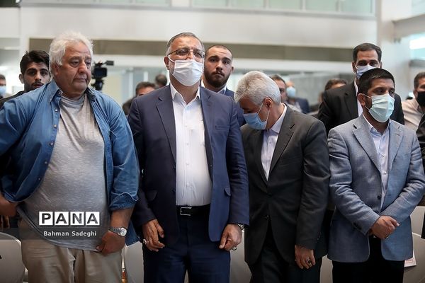 مراسم تجلیل از کشتی‌گیران تیم ملی