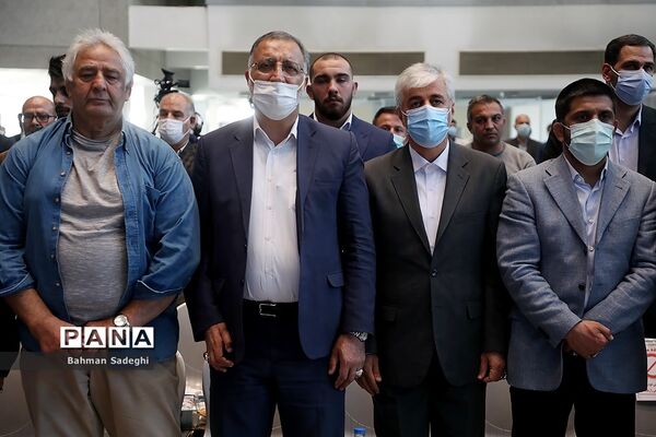 مراسم تجلیل از کشتی‌گیران تیم ملی