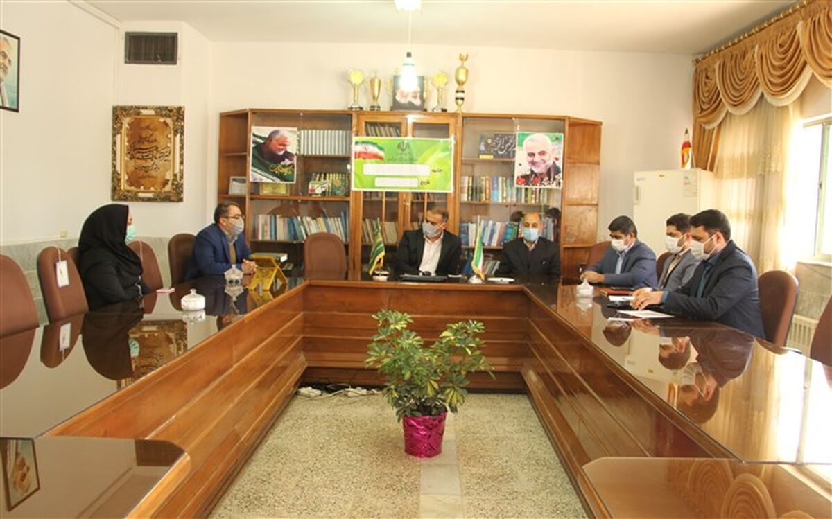 بازدید مسئول سازمان دانش‌آموزی خراسان‌شمالی و هیات همراه از سازمان دانش‌آموزی شیروان