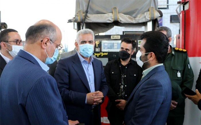 سرکشی استاندار گیلان از جایگاه‌های عرضه بنزین و روند خدماترسانی به مردم