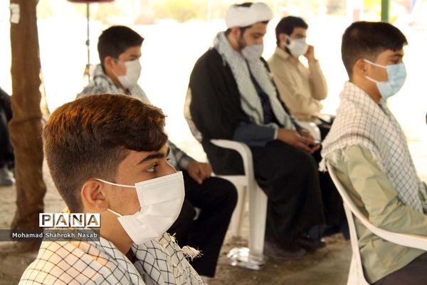 آیین میثاق با شهدا و افتتاحیه هفته بسیج دانش‌آموزی در اهواز