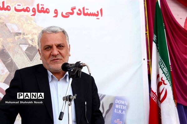 آیین نمادین زنگ استانی استکبار ستیزی در اهواز