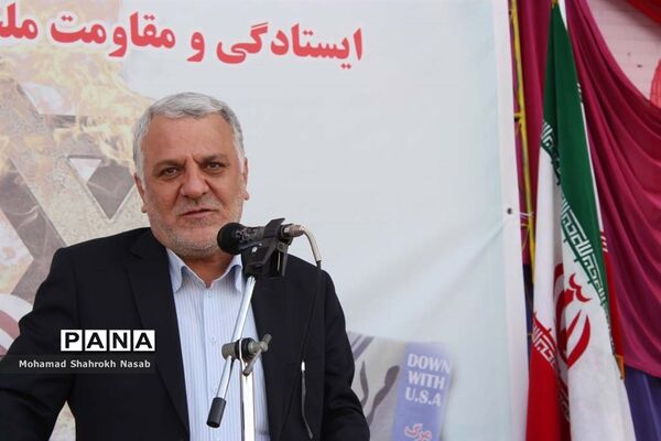 آیین نمادین زنگ استانی استکبار ستیزی در اهواز