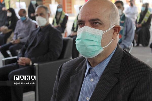 آیین نمادین زنگ استانی پدافند غیرعامل در اهواز