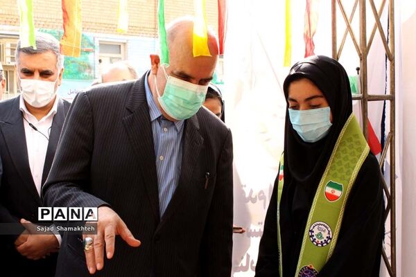 آیین نمادین زنگ استانی پدافند غیرعامل در اهواز