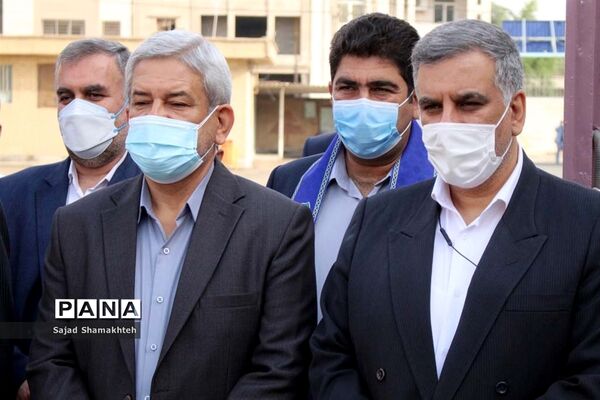 آیین نمادین زنگ استانی پدافند غیرعامل در اهواز
