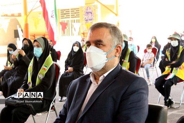 آیین نمادین زنگ استانی پدافند غیرعامل در اهواز