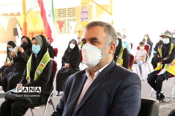 آیین نمادین زنگ استانی پدافند غیرعامل در اهواز