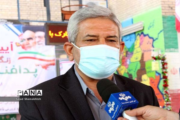 آیین نمادین زنگ استانی پدافند غیرعامل در اهواز