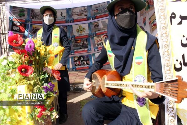 آیین نمادین زنگ استانی پدافند غیرعامل در اهواز