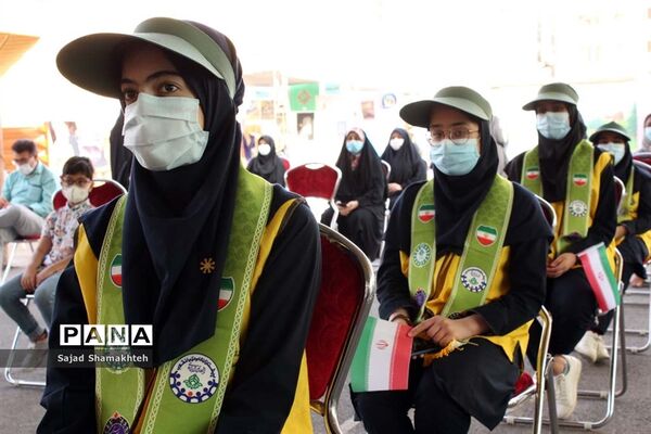 آیین نمادین زنگ استانی پدافند غیرعامل در اهواز