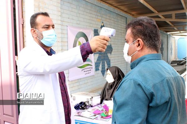 آیین نمادین زنگ استانی پدافند غیرعامل در اهواز