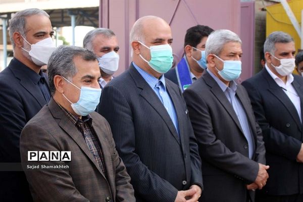 آیین نمادین زنگ استانی پدافند غیرعامل در اهواز