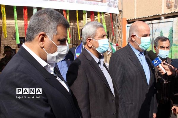 آیین نمادین زنگ استانی پدافند غیرعامل در اهواز