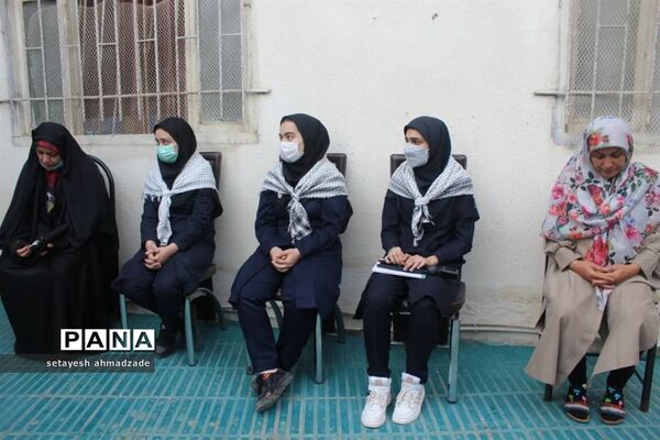 برنامه‌های هفته بسیج دانش‌آموزی در دبیرستان شاهد گلوگاه