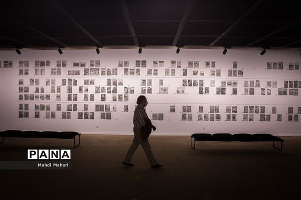 آیین گشایش نمایشگاه «مروری بر آثار مهدی سحابی»