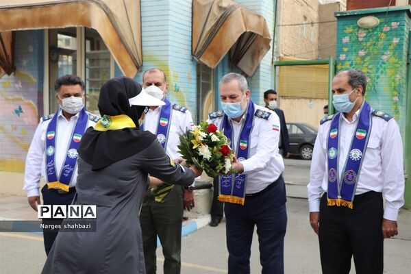 مانور بزرگ فرزندان روح الله زنگ استکبارستیزی در شهرستان قدس