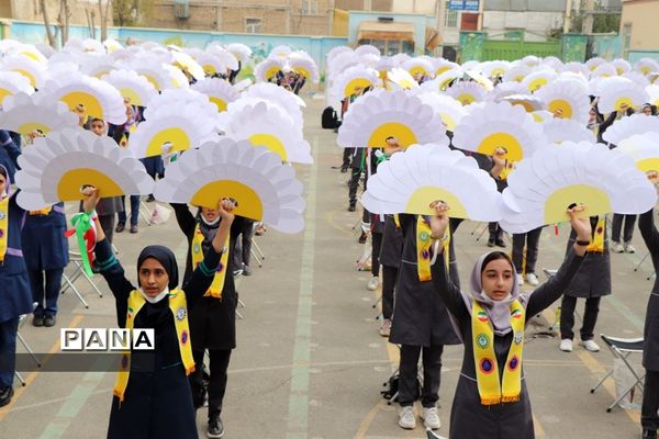 مانور بزرگ فرزندان روح الله زنگ استکبارستیزی در شهرستان قدس