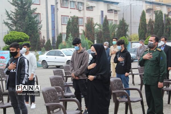 مراسم هفته پدافند غیرعامل در محمودآباد